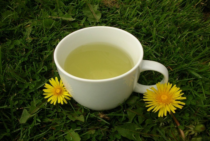 home remedies for constipation - dandelion tea