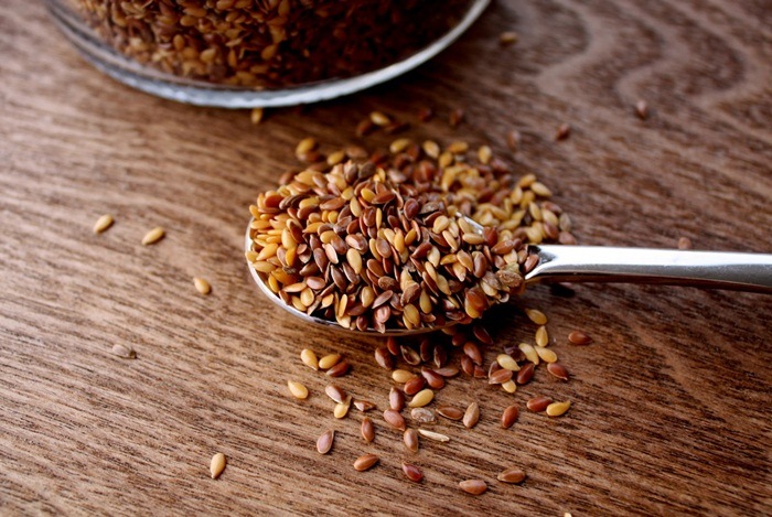 home remedies for constipation - flax seeds