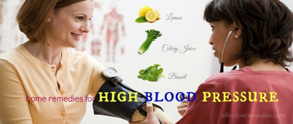 home remedies for high blood pressure