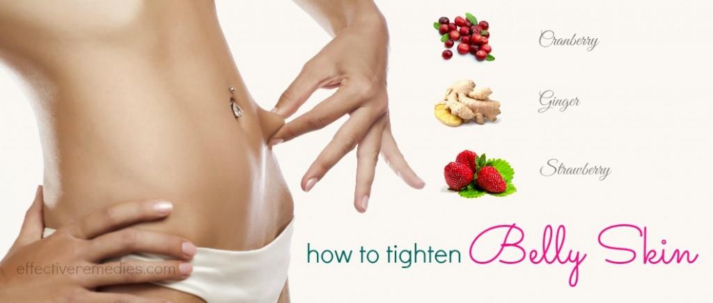 how to tighten belly skin