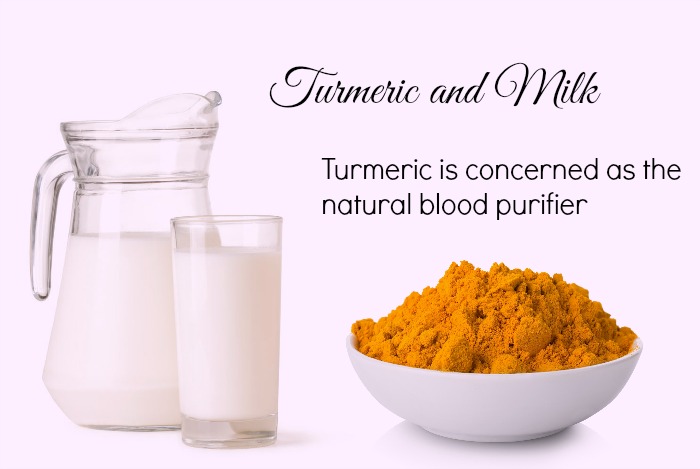 home remedies for boils - turmeric and milk