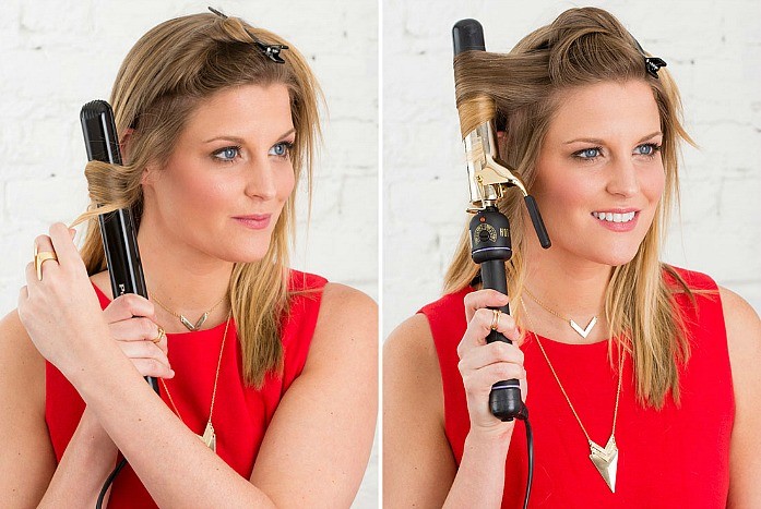 how to use a curling iron