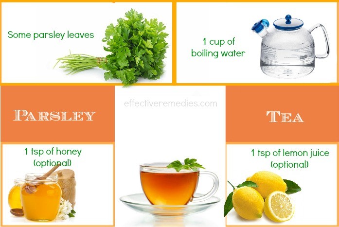 home remedies for restless leg syndrome - parsley tea