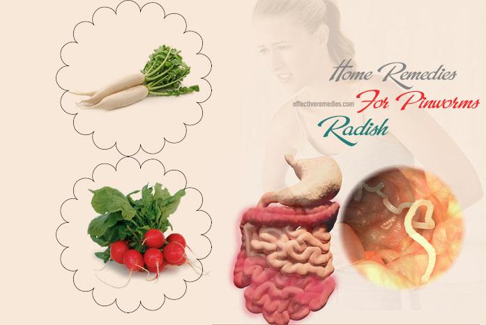 home remedies for pinworms - radish