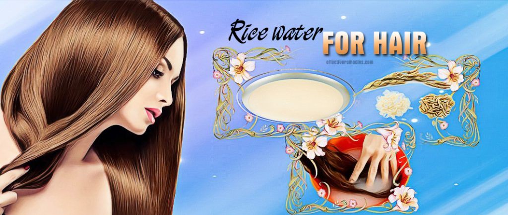 using rice water for hair