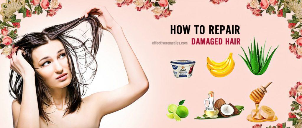 how to repair damaged hair from straightening