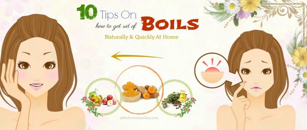 tips on how to get rid of boils