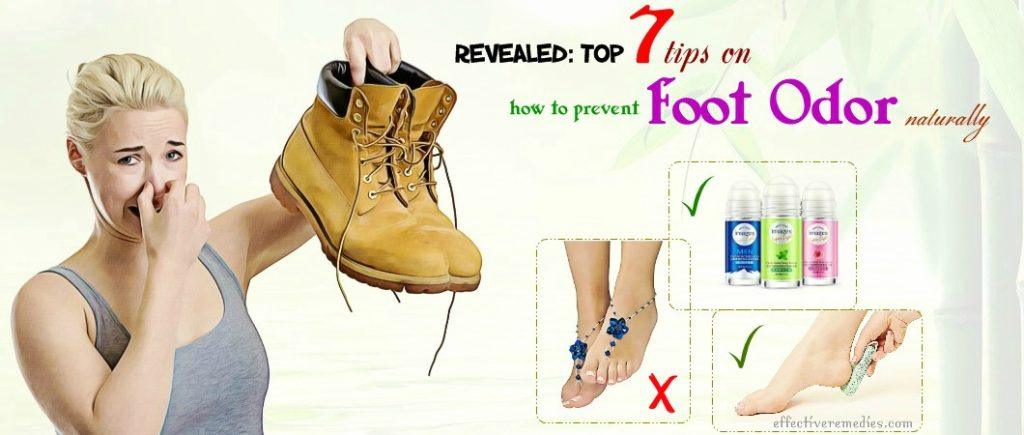 tips on how to prevent foot odor