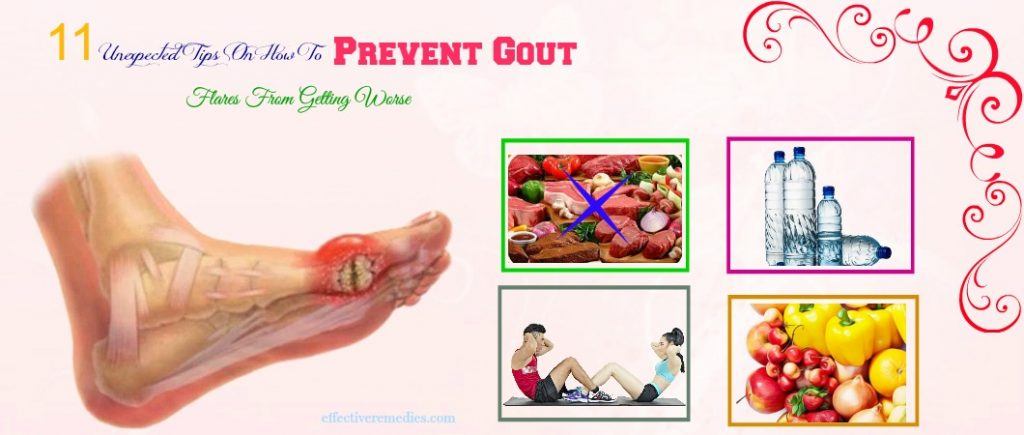 how to prevent gout from getting worse