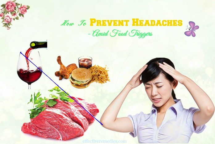 how to prevent headaches at work - avoid food triggers