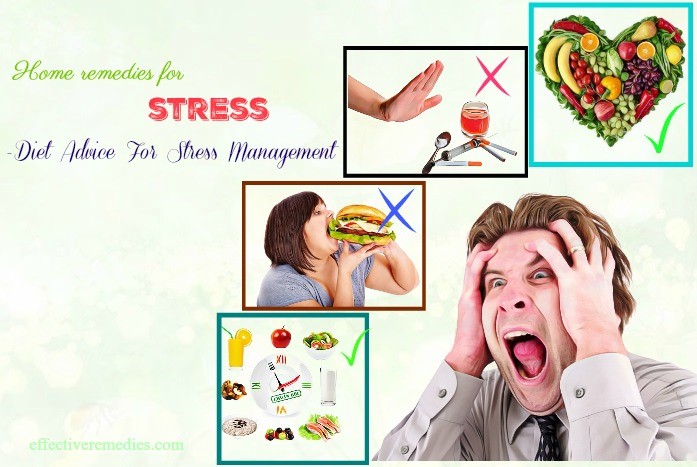 best home remedies for stress - diet advice for stress management