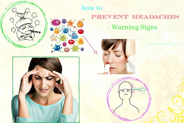 how to prevent headaches naturally - warning signs