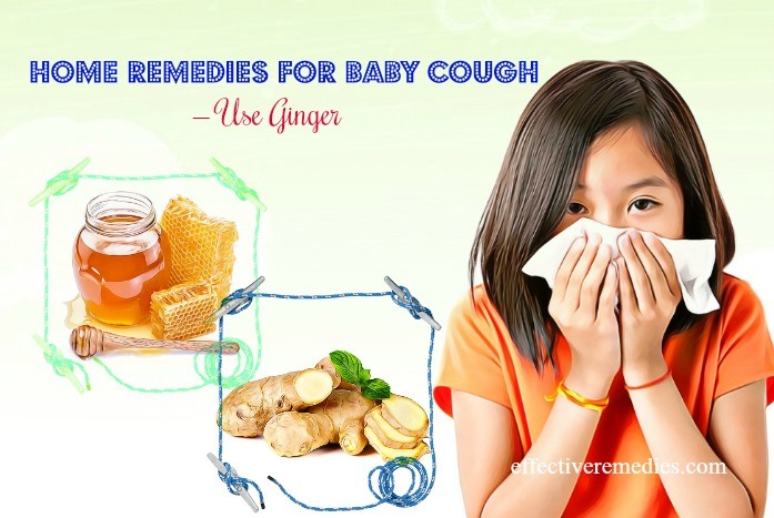 home remedies for baby cough and runny nose - ginger