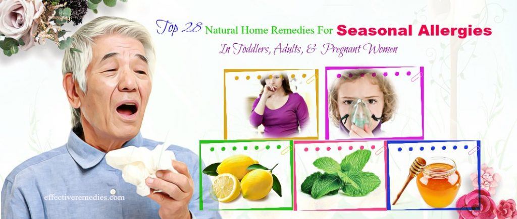 home remedies for seasonal allergies in adults