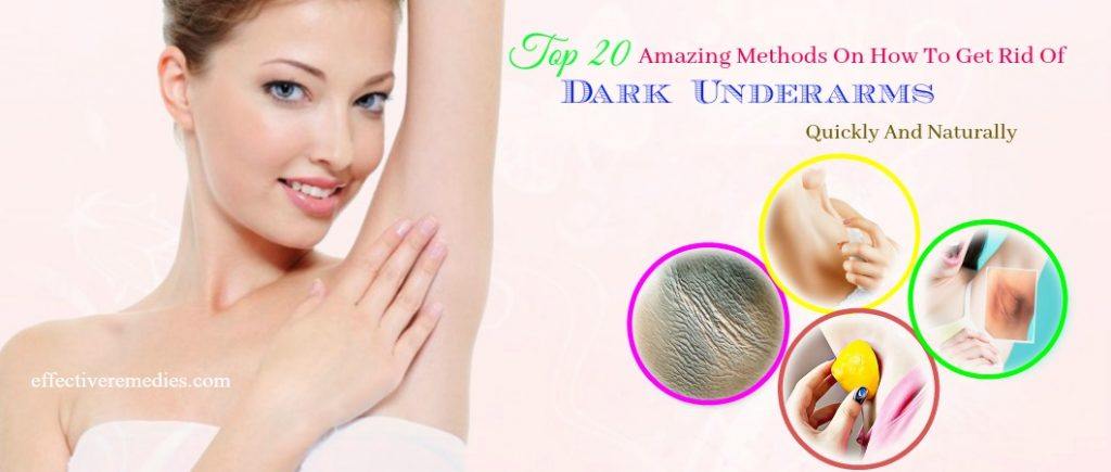 how to get rid of dark underarms fast