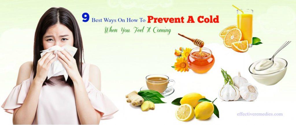 how to prevent a cold when you feel it coming