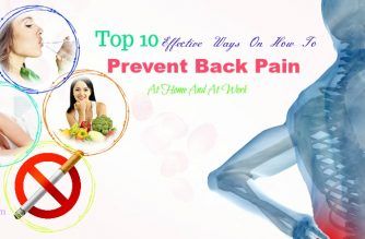 how to prevent back pain at home