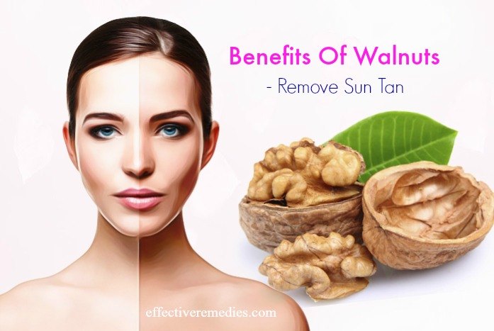 benefits of walnuts for diabetes - remove sun tan