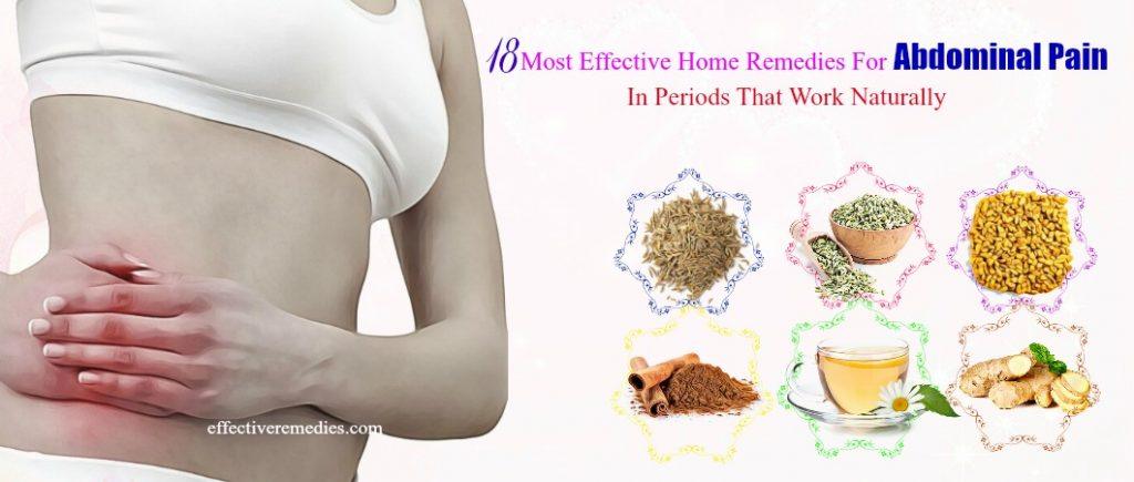 home remedies for abdominal pain in periods