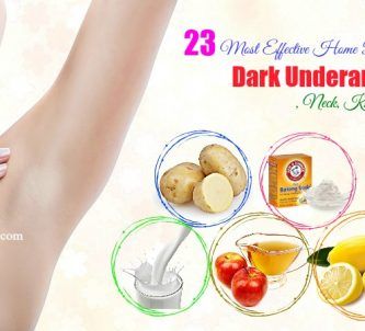 effective home remedies for dark underarms