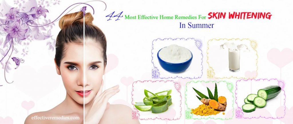 effective home remedies for skin whitening