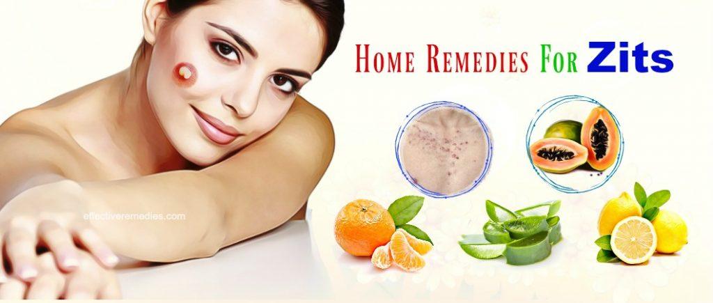 home remedies for zits on face