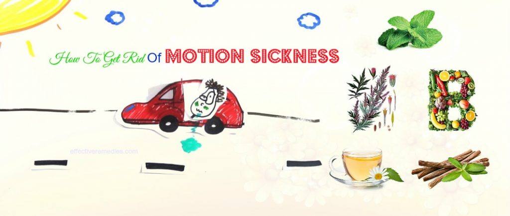 how to get rid of motion sickness quickly