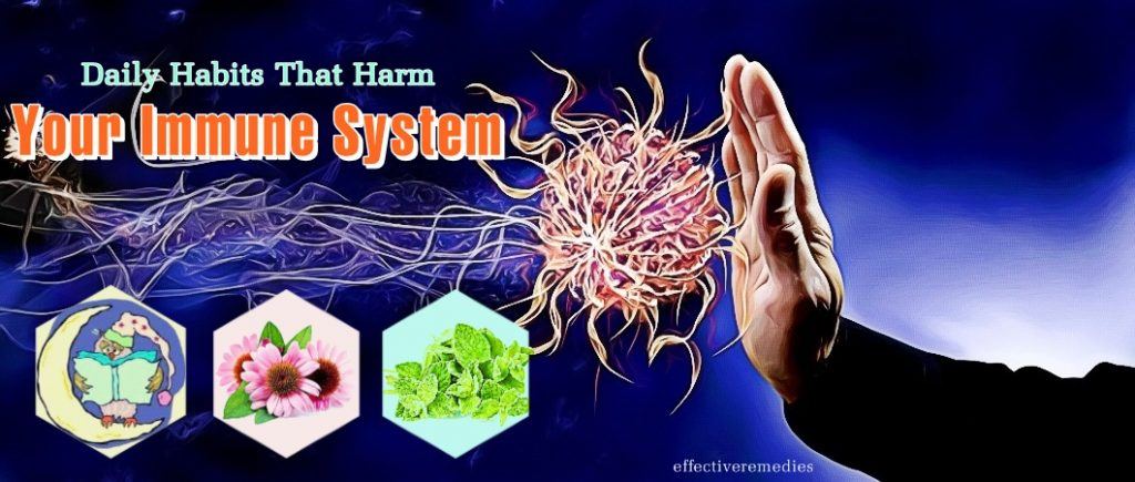 top habits that harm your immune system