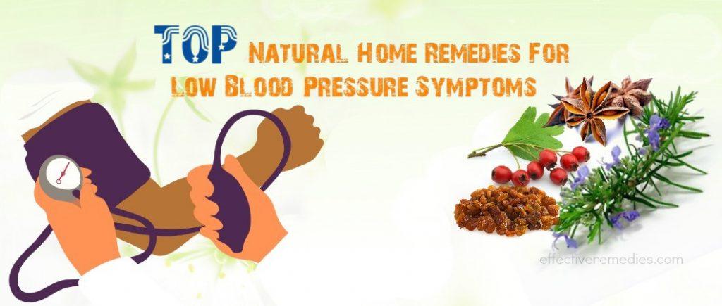 home remedies for low blood pressure