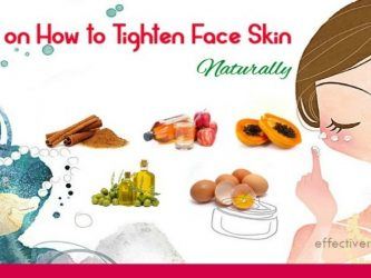 how to tighten face skin naturally at home fast