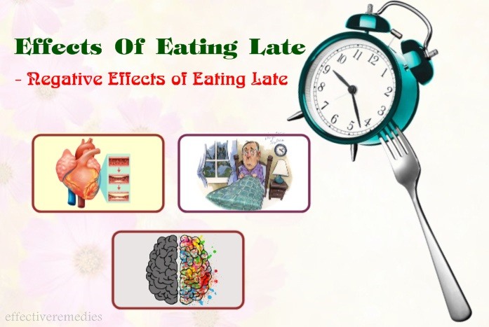 effects of eating late - negative effects of eating late