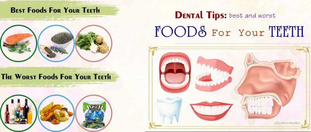 best and worst foods for your teeth