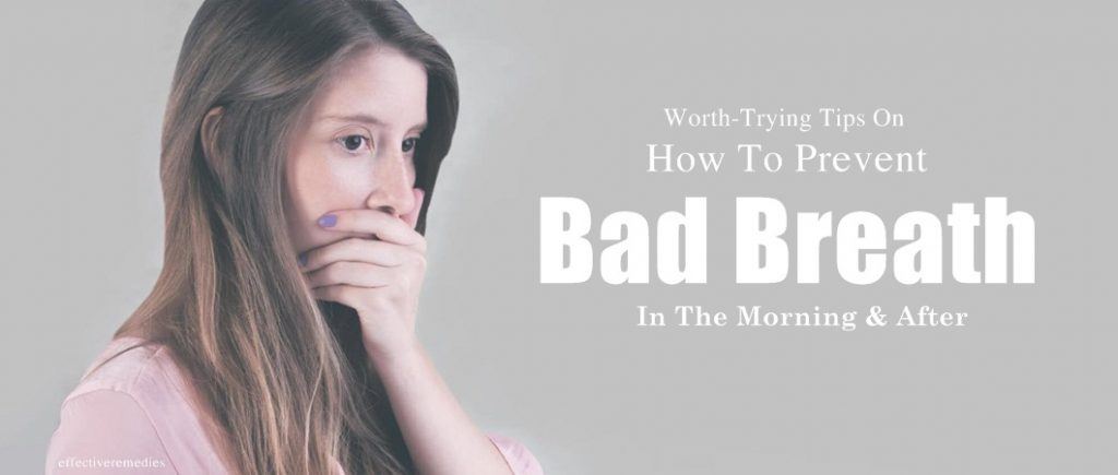 how to prevent bad breath in the morning