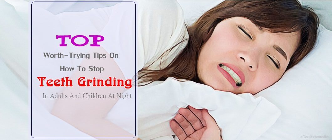 how to stop teeth grinding in adults & children at night