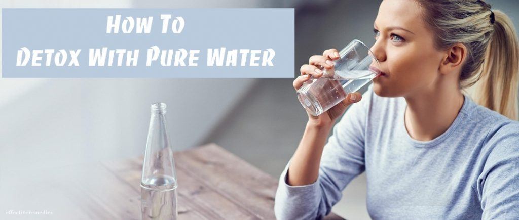 how to detox with pure water at home